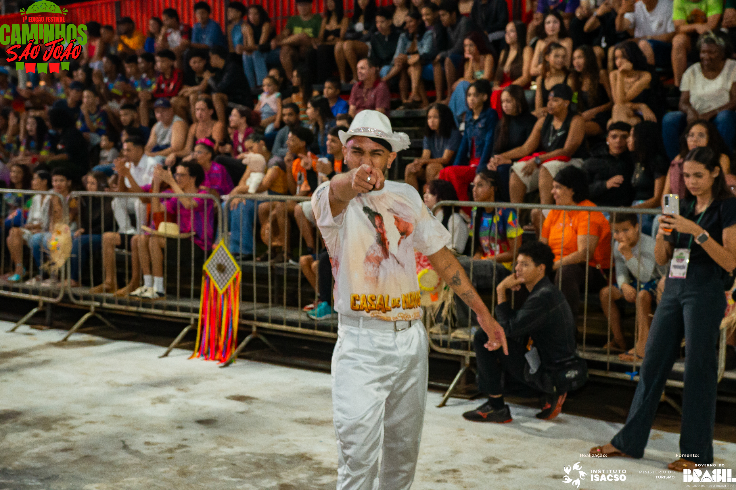 Apresentação de quadrilha no Esquenta São João em Planaltina